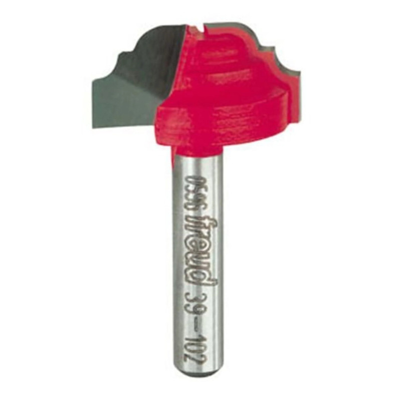 39-102 Cove And Bead Groove Router Bit 1/4"SH 1" D 1/2" CL 1/8" R